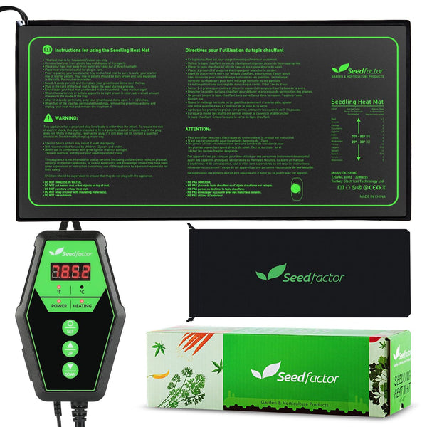 Seedfactor Seedling Heat Mat with Digital Thermostat - SeedFactor